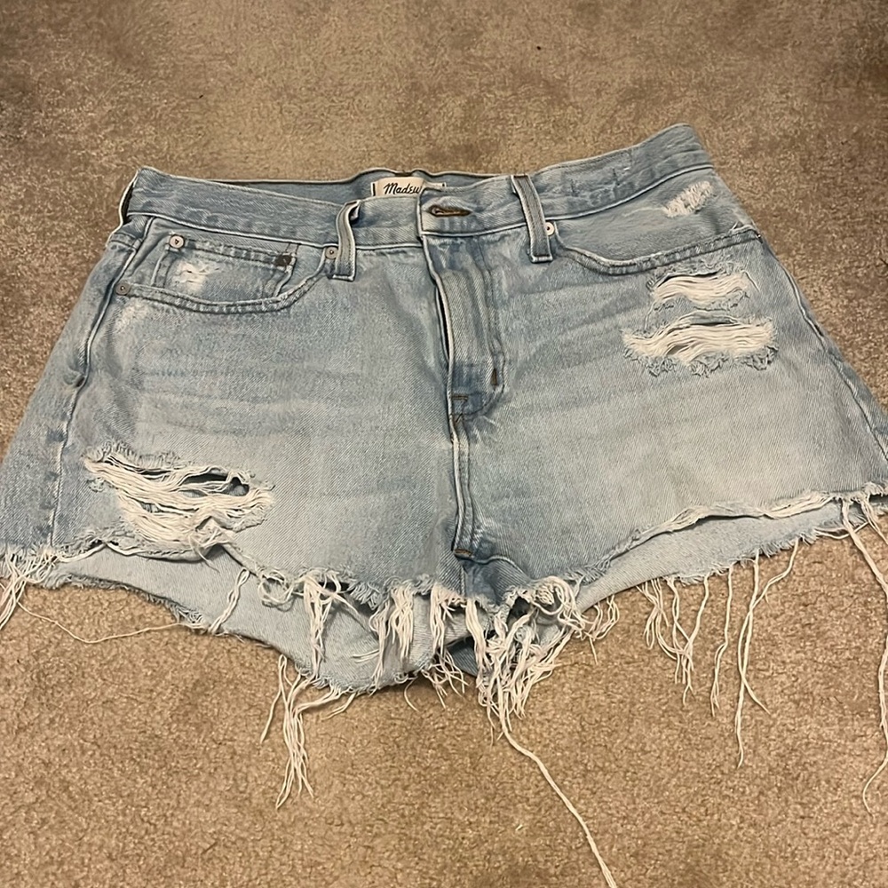 Madewell relaxed fit jean shorts